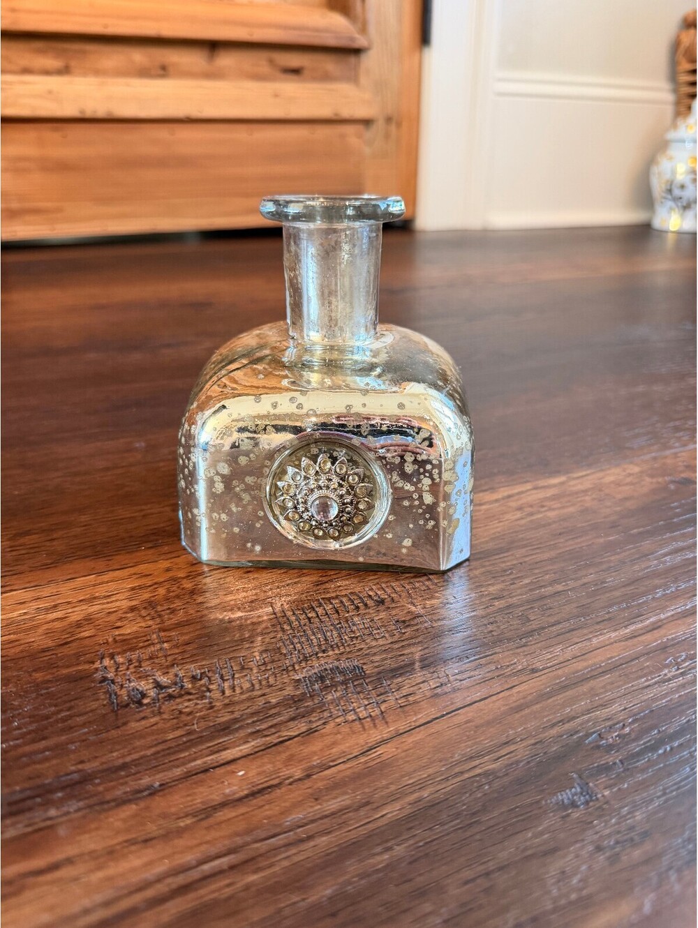 Home Decor | Mercury Glass Perfume Bottle Decor | 1144